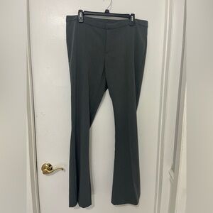 Divided by H&M Women Charcoal Dress Pants - Straight Cut